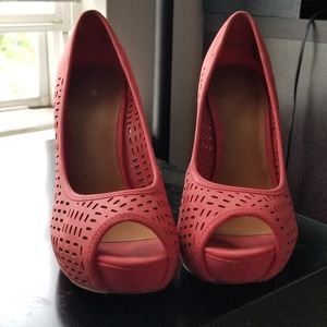 Coral heels